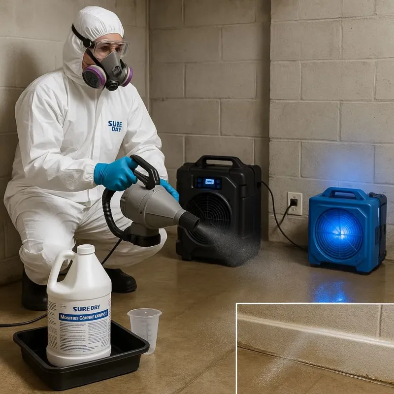 Sanitization and Odor Removal process in Calais, ME